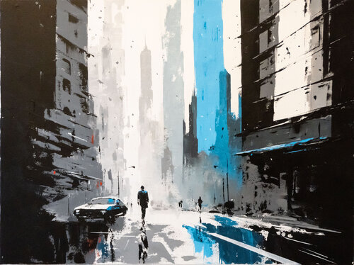 "Shades of the City" von Yuriy Kraft, Malerei kaufen auf Singulart