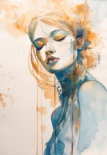 "Dreamer's Reverie" di Yuriy Kraft, Pittura in vendita su Singulart