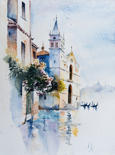 "Whispers of Venice" di Yuriy Kraft, Pittura in vendita su Singulart
