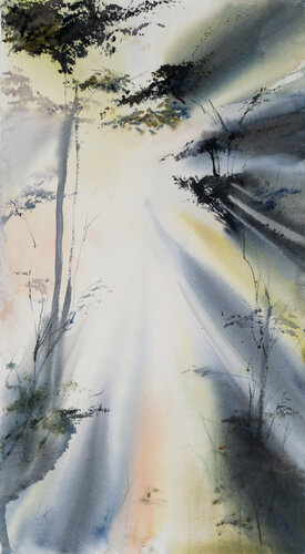 Morning's light di Yuriy Kraft, Opera su carta in vendita su Singulart