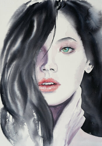 Natalie by Yuriy Kraft, Work on Paper for Sale on Singulart