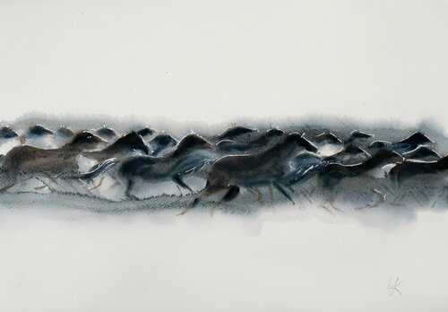 Run II von Yuriy Kraft, Werk auf Papier kaufen auf Singulart