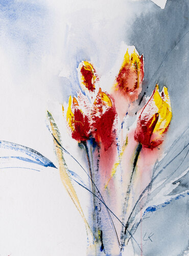 Tulpen by Yuriy Kraft, Work on Paper for Sale on Singulart
