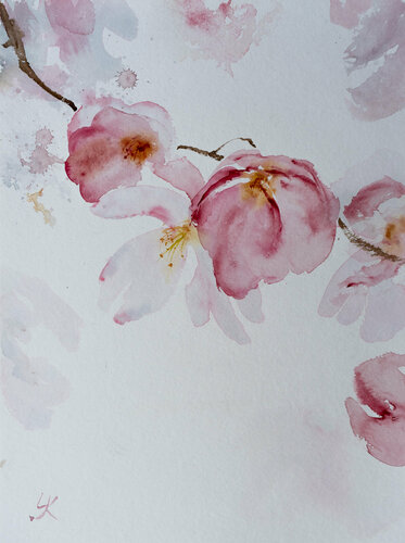 Colors of Spring di Yuriy Kraft, Opera su carta in vendita su Singulart