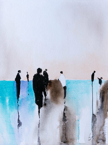 Expance II par Yuriy Kraft, Œuvre sur papier en vente sur Singulart