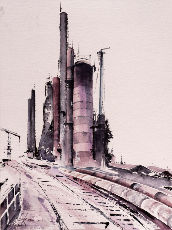 ***Industrial Landscape I*** Yuriy Kraft