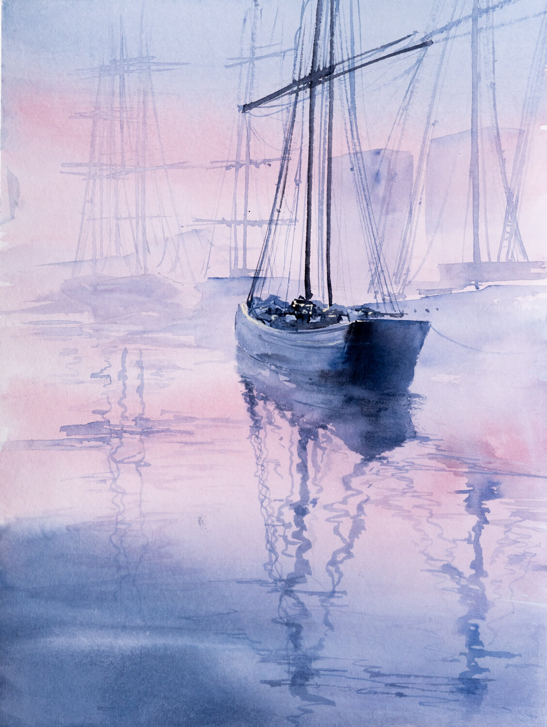 ***Morning harbour*** Yuriy Kraft