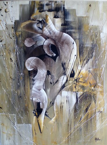 le retour d Esméralda by Alain Moretti, Painting for Sale on Singulart