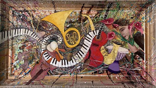 Svetlana Valuyeva ロシアンアート リトグラフシリアルAP 気になる対象商品 Svetlana Valuyeva 美術品 リトグラフシリアル