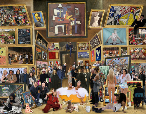 Archduke Leopold William in his Gallery of painting in Brussels. David Teniers. van Lluís Barba, Andere media te koop op Singulart