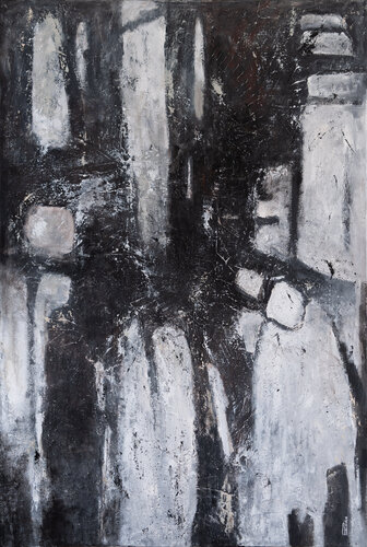 Monochrome poem V van Daria Podemska, Schilderij te koop op Singulart