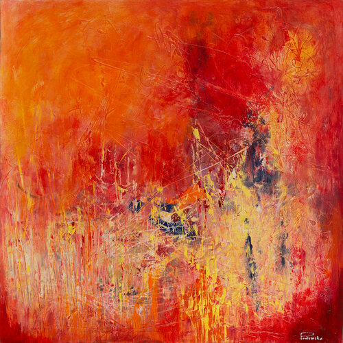 Warm planets I van Daria Podemska, Schilderij te koop op Singulart