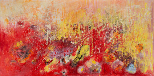 Warm planets II de Daria Podemska, Pintura a la venta en Singulart