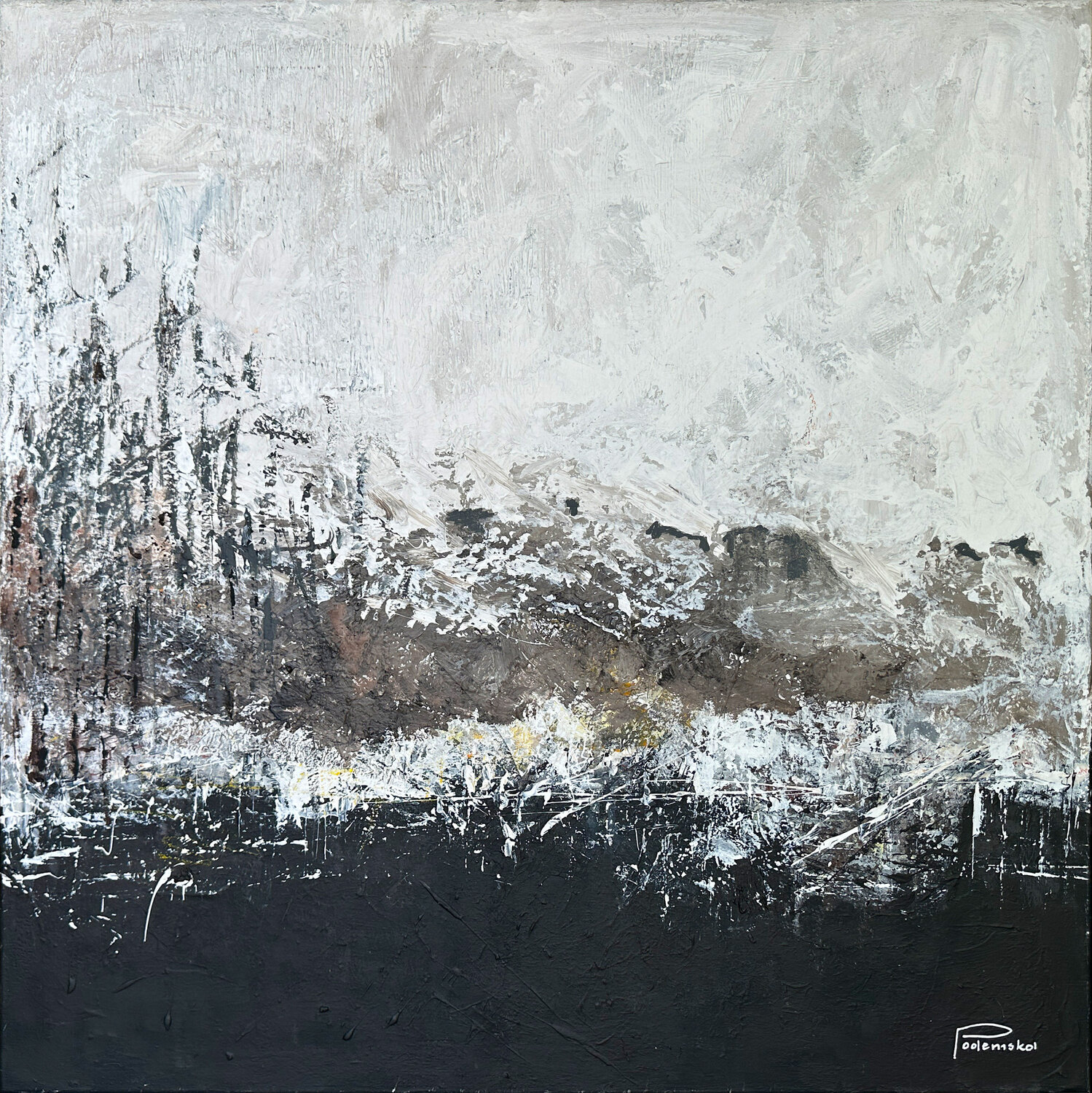 Tranquility of a Moment VIII Daria Podemska Originalgemälde zu verkaufen
