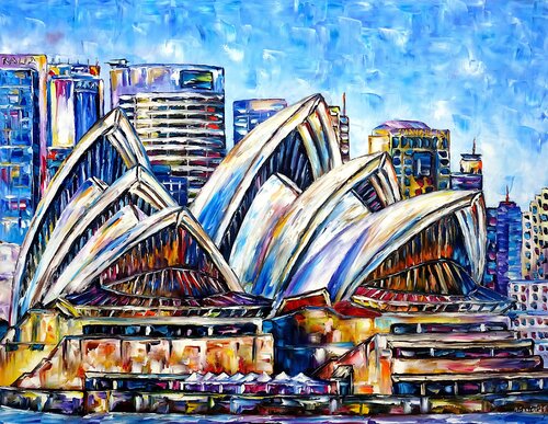 Opera House di Mirek Kuzniar, Pittura in vendita su Singulart