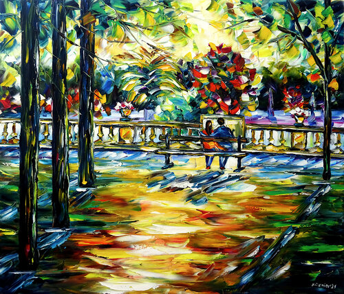 Jardin du Luxembourg von Mirek Kuzniar, Malerei kaufen auf Singulart
