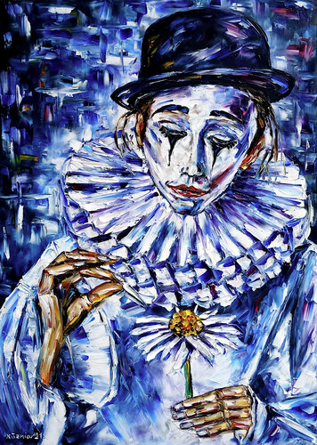 Pierrette di Mirek Kuzniar, Pittura in vendita su Singulart