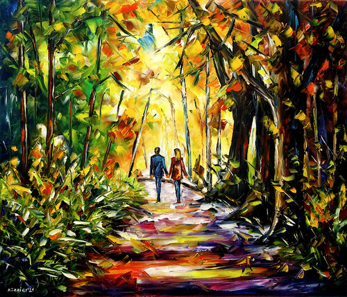 Dem Herbst entgegen par Mirek Kuzniar, Peinture en vente sur Singulart
