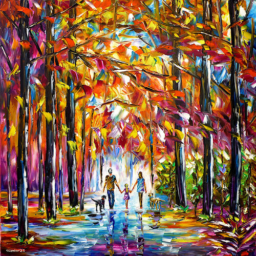 Roots and leaves par Mirek Kuzniar, Peinture en vente sur Singulart