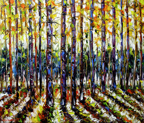 Herbstespen di Mirek Kuzniar, Pittura in vendita su Singulart