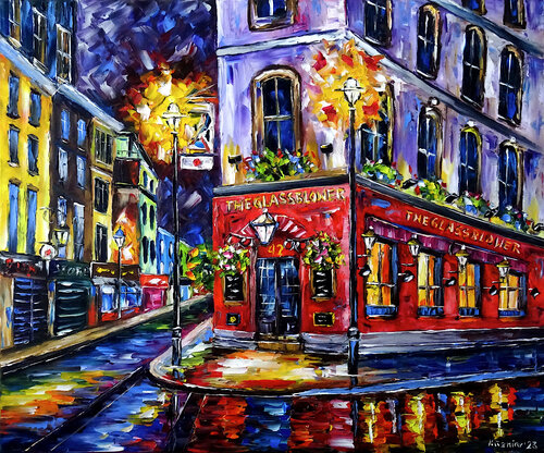 The Glassblower Pub von Mirek Kuzniar, Malerei kaufen auf Singulart