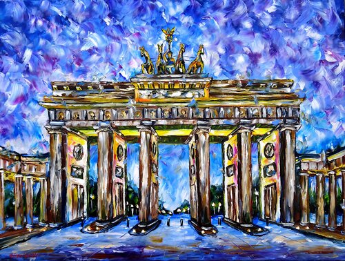 Das Brandenburger Tor de Mirek Kuzniar, Pintura a la venta en Singulart