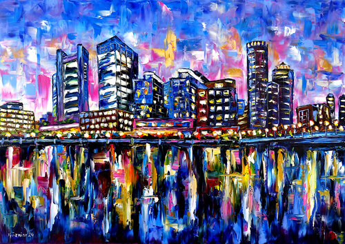 Boston Skyline Mirek Kuzniar