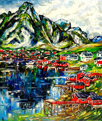 Lofoten von Mirek Kuzniar, Malerei kaufen auf Singulart