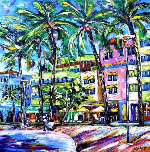 Lummus Park, Miami Beach by Mirek Kuzniar, Painting for Sale on Singulart