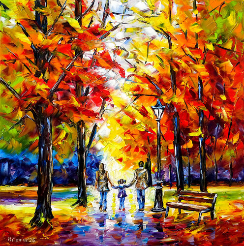 Herbstfreude par Mirek Kuzniar, Peinture en vente sur Singulart
