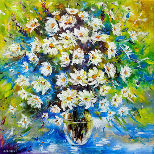 Sommerstrauß di Mirek Kuzniar, Pittura in vendita su Singulart
