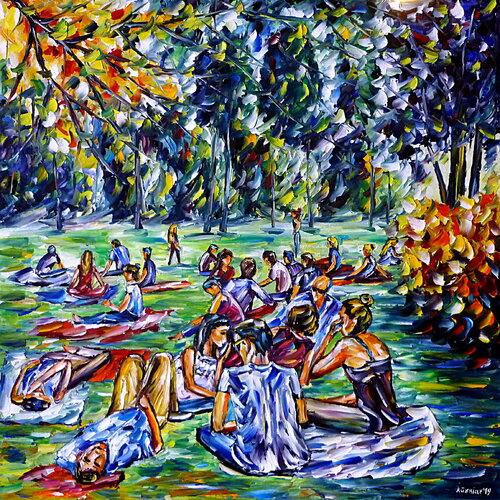 Sommer im Park de Mirek Kuzniar, Pintura a la venta en Singulart