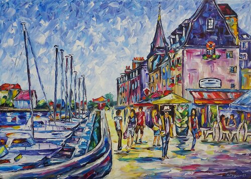 Am Hafen von Honfleur Mirek Kuzniar