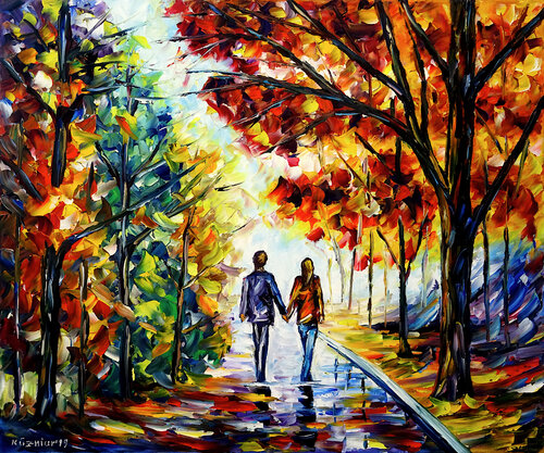 Feuchter Herbsttag von Mirek Kuzniar, Malerei kaufen auf Singulart