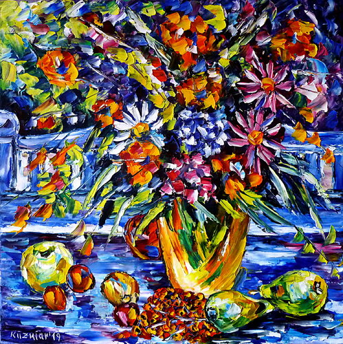 Auf dem Gartentisch Mirek Kuzniar