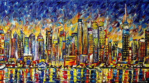 New York City van Mirek Kuzniar, Schilderij te koop op Singulart