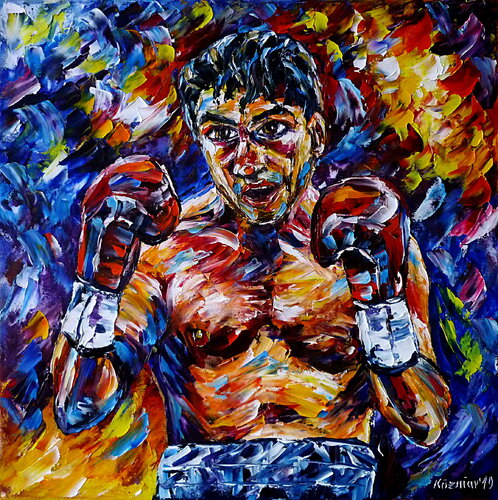 Der Boxer von Mirek Kuzniar, Malerei kaufen auf Singulart