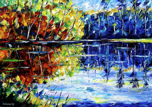 Am See by Mirek Kuzniar, Painting for Sale on Singulart