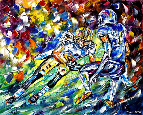 American Football de Mirek Kuzniar, Pintura a la venta en Singulart