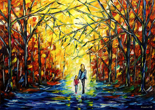 Herbstsonne di Mirek Kuzniar, Pittura in vendita su Singulart