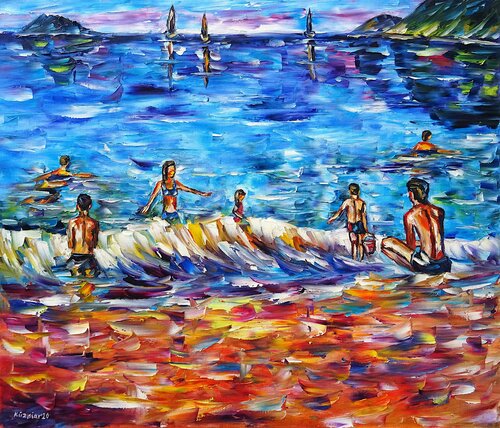 Am Meer von Mirek Kuzniar, Malerei kaufen auf Singulart