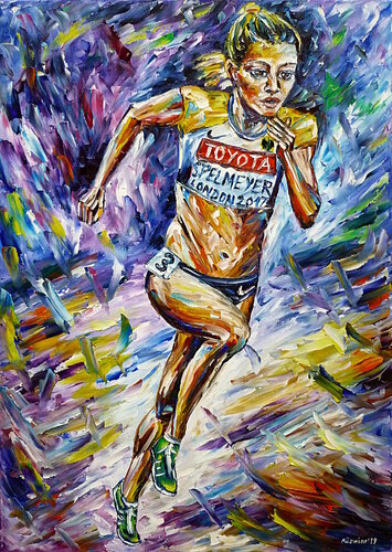 400-Meter-Ruth di Mirek Kuzniar, Pittura in vendita su Singulart