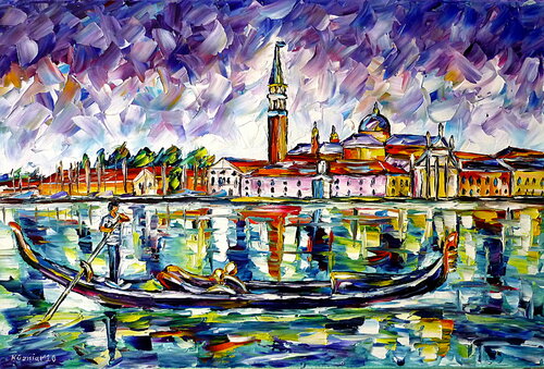 San Giorgio Maggiore von Mirek Kuzniar, Malerei kaufen auf Singulart