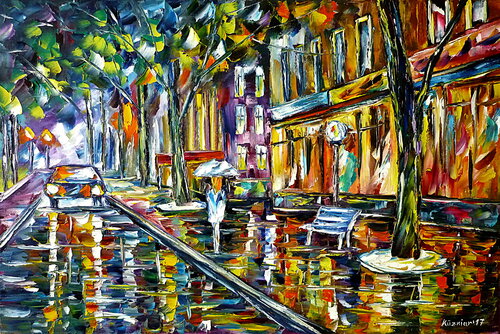 Nachtregen by Mirek Kuzniar, Painting for Sale on Singulart