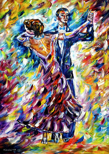 Walzer I di Mirek Kuzniar, Pittura in vendita su Singulart