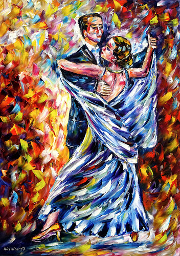 Walzer II by Mirek Kuzniar, Painting for Sale on Singulart