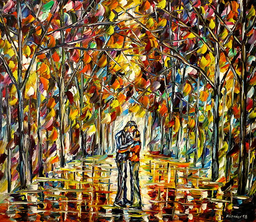 Liebeskuss II von Mirek Kuzniar, Malerei kaufen auf Singulart