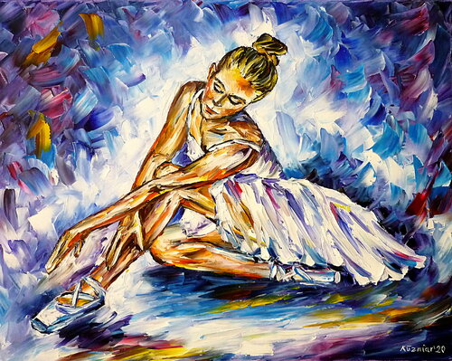 Ballettübung von Mirek Kuzniar, Malerei kaufen auf Singulart