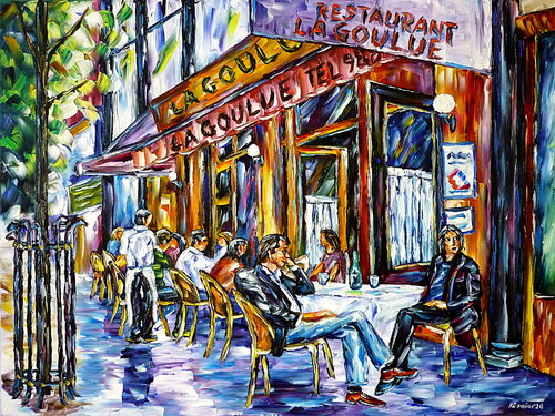 La Goulue, New York van Mirek Kuzniar, Schilderij te koop op Singulart