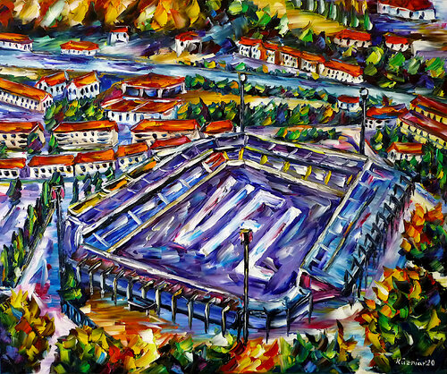 Bremer Brücke by Mirek Kuzniar, Painting for Sale on Singulart